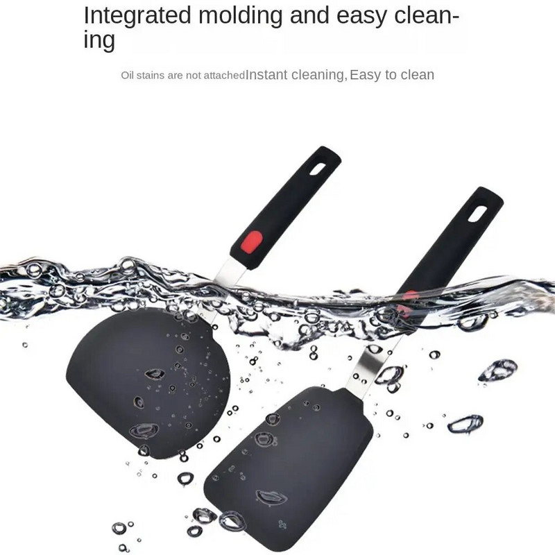 Kepimo mentelė, neprideganti išpjova, virtuvės reikmenys, mentele, kastuvas nerūdijančio plieno silikono kepsnių mentelė KitchenFlip