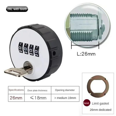 Mechaninis kodinis spintelės užraktas Pašto dėžutė Kodinis užraktas Drabužių spinta batų spintelės stalčius Elektroninis užraktas Byla Spintelė kodinė spyna