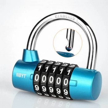4-цифрен номер Комбинация за заключване с парола за пътуване Комбиниран катинар Кодирана ключалка от цинкова сплав Сигурен код