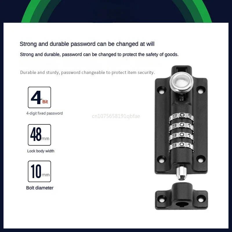 Apsaugos apsaugos nuo vagystės skląsčio derinys Stumdomų skląsčių spintelė slaptažodžio užraktas medinių durų užrakto spynos laikymo spintelė