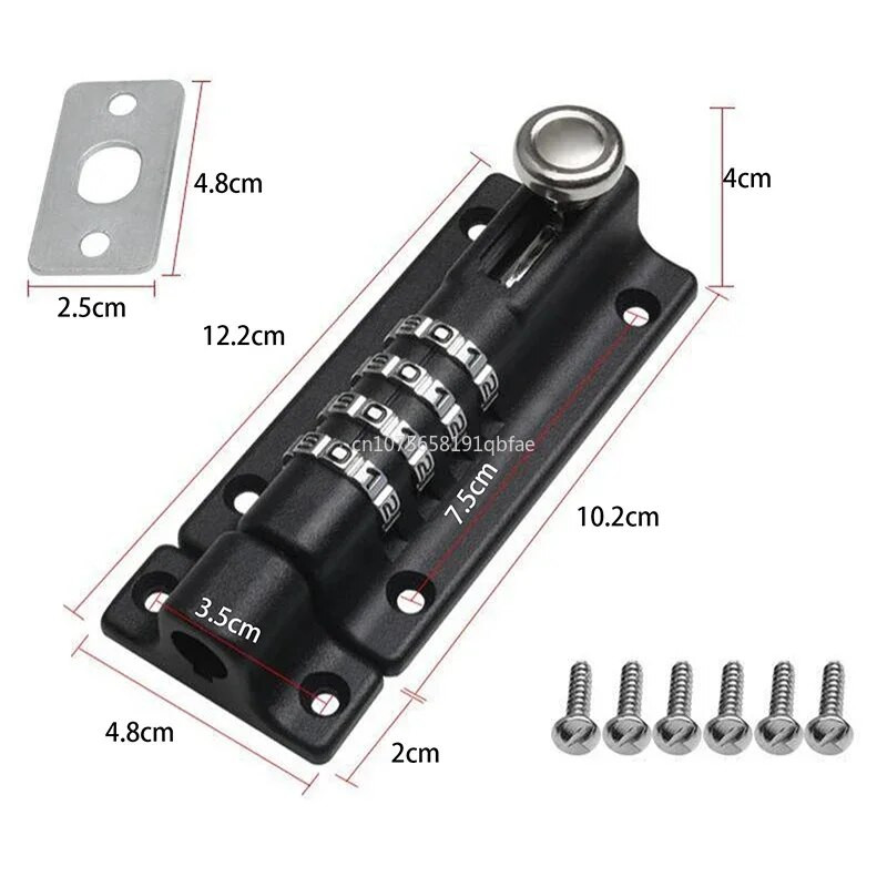 Apsaugos apsaugos nuo vagystės skląsčio derinys Stumdomų skląsčių spintelė slaptažodžio užraktas medinių durų užrakto spynos laikymo spintelė
