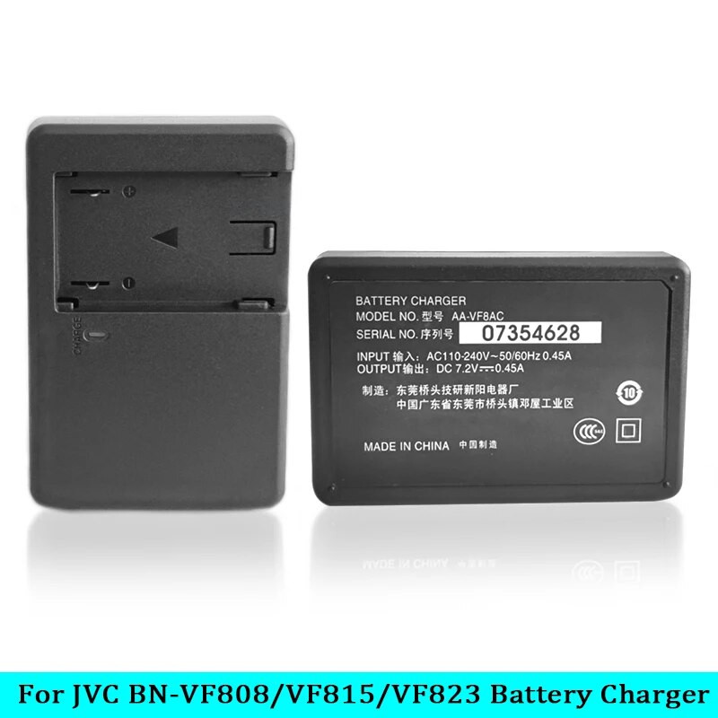AA-VF8 AA-VF8AC Punjač za JVC BN-VF808 VF815 VF818 BN-VF823 Baterija GZ-D230,HD3,HD5,HD6,HD10,HD300,MG35,MG36,MG177,MG130,MG260