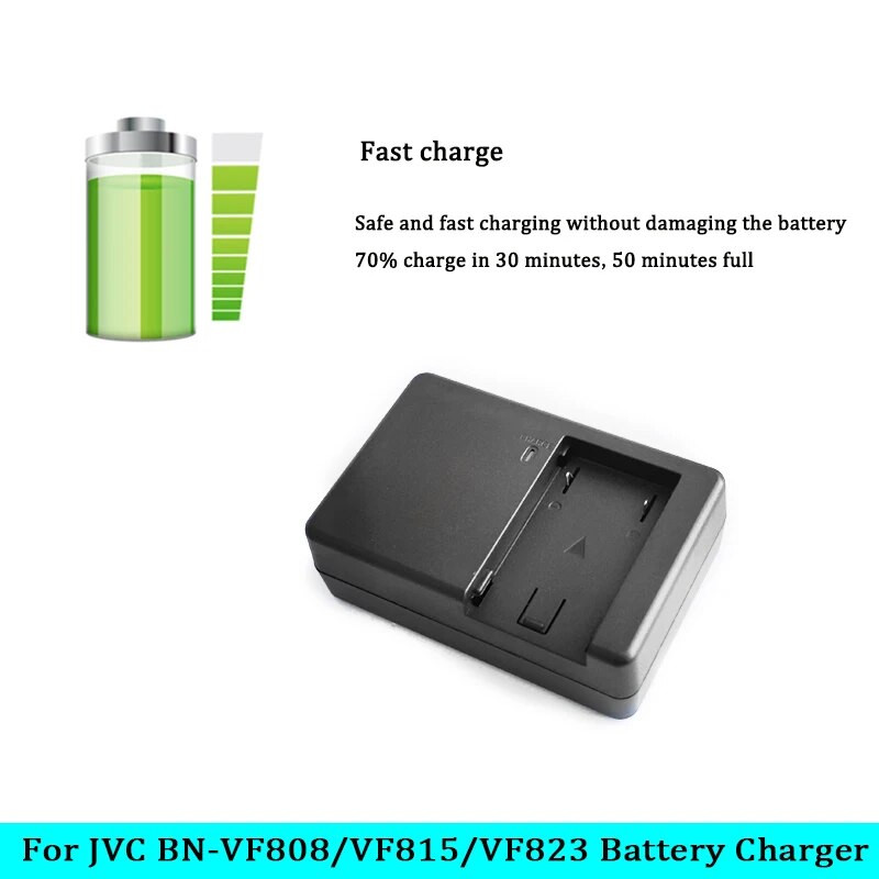 AA-VF8 AA-VF8AC Punjač za JVC BN-VF808 VF815 VF818 BN-VF823 Baterija GZ-D230,HD3,HD5,HD6,HD10,HD300,MG35,MG36,MG177,MG130,MG260