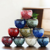 1vnt 170 ml keramikos kavos puodelio krosnis Keisti Kinija Porcelianiniai Kung Fu Arbatos puodeliai Keraminiai Gėrimai Stalo reikmenys Didmeninė prekyba kiaušinių stiliumi