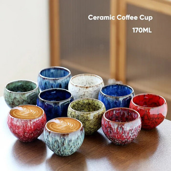 1 бр. 170 мл керамична чаша за кафе Пещ за смяна на китайски порцеланови кунг-фу чаши за чай, керамика, съдове и прибори за хранене, сервизи за хранене на едро в стил яйца