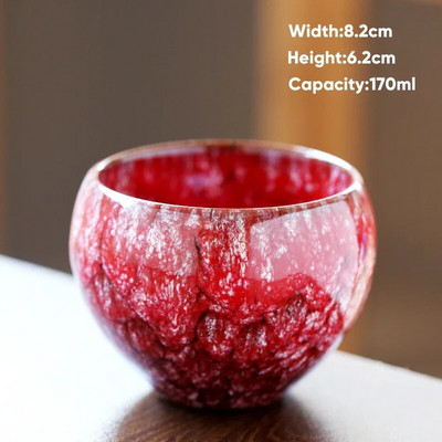 1vnt 170 ml keramikos kavos puodelio krosnis Keisti Kinija Porcelianiniai Kung Fu Arbatos puodeliai Keraminiai Gėrimai Stalo reikmenys Didmeninė prekyba kiaušinių stiliumi