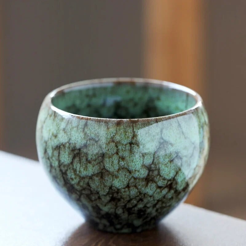 1vnt 170 ml keramikos kavos puodelio krosnis Keisti Kinija Porcelianiniai Kung Fu Arbatos puodeliai Keraminiai Gėrimai Stalo reikmenys Didmeninė prekyba kiaušinių stiliumi