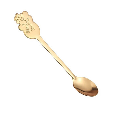 Crtani Božićni medenjak Snjegović Žlica Nehrđajuća žlica za kavu Desertna žlica 12,8 cm Božićno kuhinjsko posuđe Novogodišnji dar