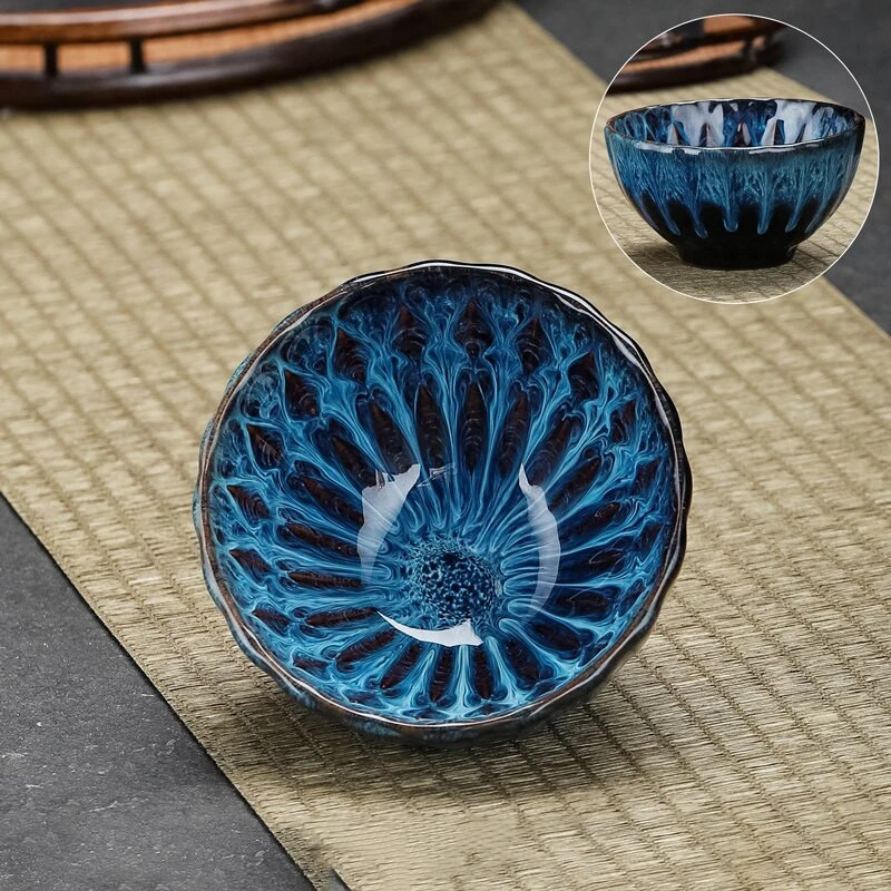 1 šalica za čaj u kineskom stilu, keramička šalica za čaj transformirana u peći, šalica za kung fu čaj, šalica za poslijepodnevni čaj za kućanstvo, šalica za kavu, šalice za espresso