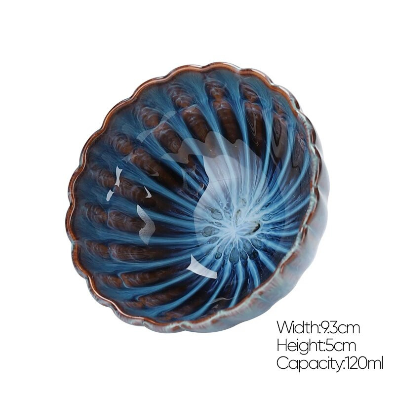 1 šalica za čaj u kineskom stilu, keramička šalica za čaj transformirana u peći, šalica za kung fu čaj, šalica za poslijepodnevni čaj za kućanstvo, šalica za kavu, šalice za espresso