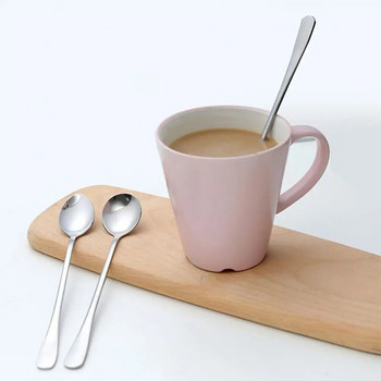 Τσάι καφέ κουτάλι για φαγητό Ανακατεύοντας με μακριά λαβή Κουτάλι του γλυκού κοκτέιλ μέλι Παγωτό κουτάλια Μαχαιροπήρουνα κουζίνας