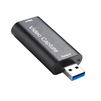 USB/Τύπος C 2 σε 1 Κάρτα λήψης βίντεο 4K USBC σε HDTV 1080P Εγγραφή παιχνιδιών υπολογιστή Camera Grabber Live Streaming για PS4 Xbox Switch