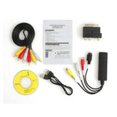 Video karte USB2.0 VHS uz DVD pārveidotājs Analogā video konvertēšana uz ciparu formātu audio video spēle VHS ierakstīšanas karte