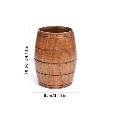 Cești din lemn cu burtă mare, realizate manual, din lemn de molid natural, cești bere, ceai, cafea, lapte, apă, bucătărie, bar, cană pentru băuturi