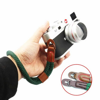 За камера Canon Sony Каишка за ръчна китка Регулируем найлонов тъкан колан за ръкохватка За аксесоари за цифрови фотоапарати Canon Sony Leica Dslr