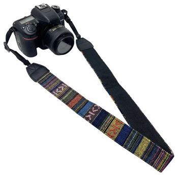 Για τη Nikon για την Canon για τη Sony Panasonic Vintage 1 τμχ Κάμερα με λουράκι κάμερας λαιμού ώμου Μαλακό βαμβακερό SLR DSLR