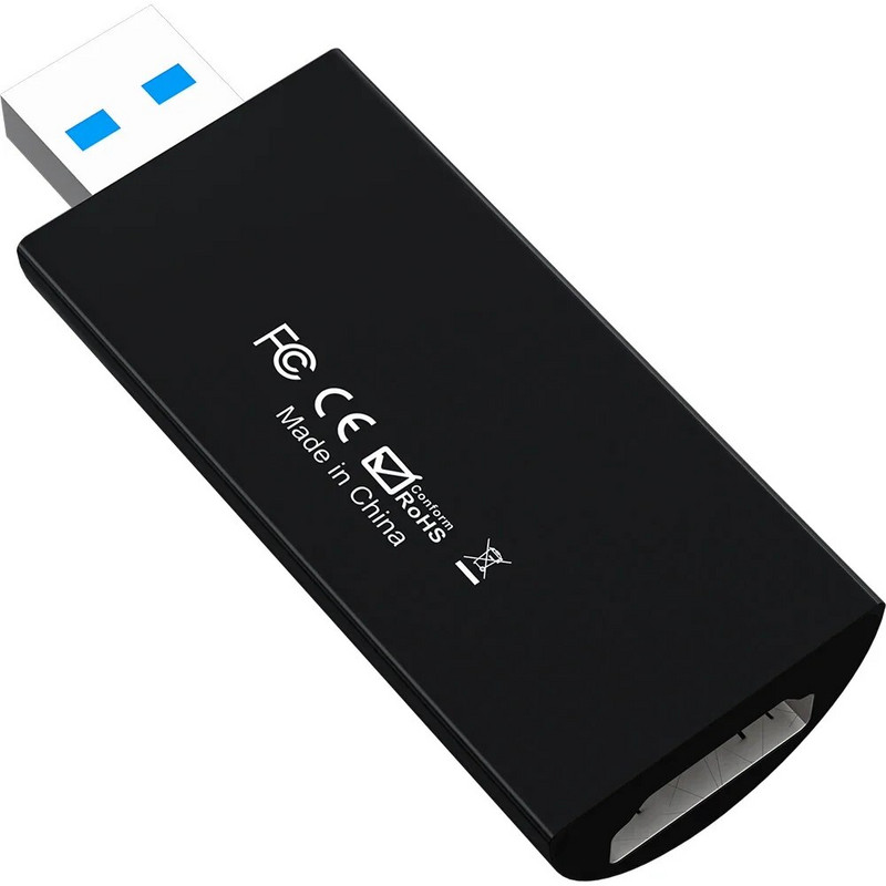 Mini 4K IN HDMI uz USB 3.0 video tveršanas kāršu spēļu ierakstīšanas kaste datoram datoram Youtube OBS tiešraides straumēšana FULL HD 1080P 60 kadri sekundē