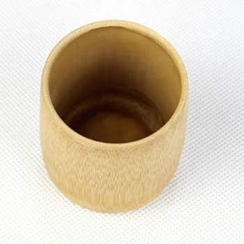 Dropship Естествена бамбукова чаша за вода Ръчно изработена бамбукова чаша за вода Бамбукови кръгли чаши за чай Прибори за пиене Чаша с бамбуков аромат