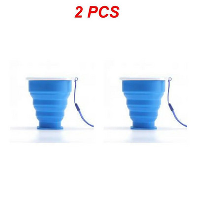 Sulankstomi puodeliai 200 ml Daugkartinio naudojimo maistinis vandens puodelis Kelioninis silikoninis ištraukiamas spalvotas nešiojamas lauko kavos puodelis