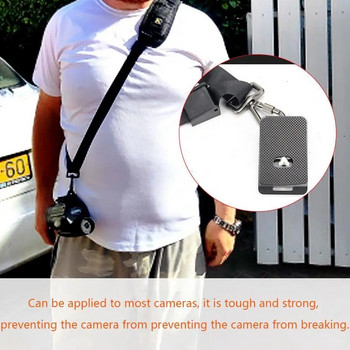 Каишка за преносим SLR цифров фотоапарат с долна плоча Висококачествено рамо за аксесоари за Canon Nikon Sony Quick Camera