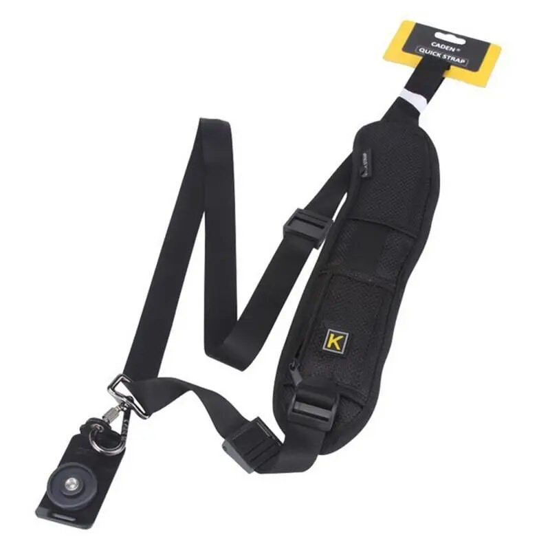 Hordozható tükörreflexes digitális fényképezőgép szíj alsó lappal Kiváló minőségű váll Canon Nikon Sony gyors fényképezőgép-tartozékokhoz