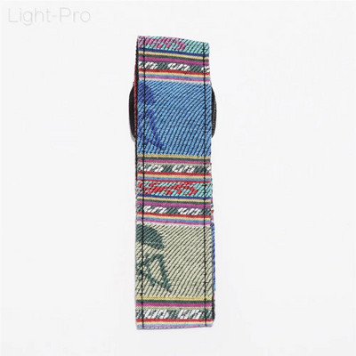 Φωτογραφική φωτογραφική μηχανή έθνικ στυλ Πολύχρωμο λουρί Βαμβακερό μοτίβο λουράκι λαιμού DSLR ιμάντα ώμου για Canon Nikon Sony Pentax