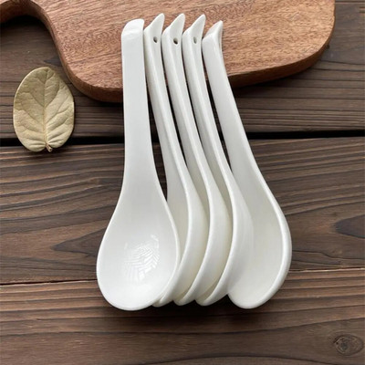 Keramička žlica za juhu s izvrsnim japanskim plavim uzorkom Žlica za juhu s rezancima Wontonova žlica za juhu Žlica za rižu Posuđe