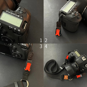 Ζώνη ώμου με λουράκι κάμερας γενικής προσαρμογής για κάμερα Canon Fuji Nikon Olympus Panasonic Pentax Sony