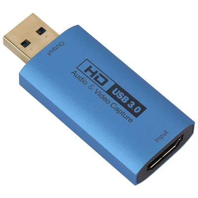 1 tk USB arvuti jäädvustamiskaart – ühilduv salvestuskaart 4K 60 Hz HD videosalvestuskaart USB3.0 salvestuskaart