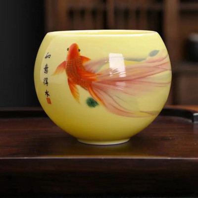 150 мл ретро ръчно изработен сервиз за чай Керамична чаша за чай Кухненски аксесоари Порцеланова майсторска чаша Консумативи за китайска чаена церемония Съдове за напитки