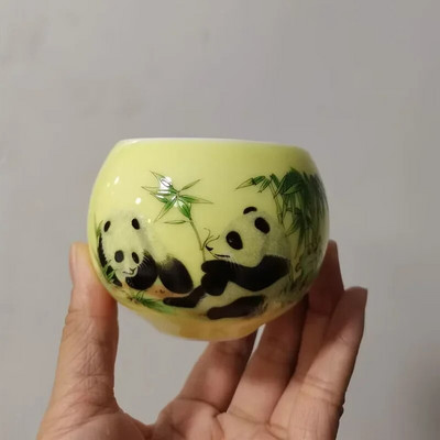 150 мл ретро ръчно изработен сервиз за чай Керамична чаша за чай Кухненски аксесоари Порцеланова майсторска чаша Консумативи за китайска чаена церемония Съдове за напитки