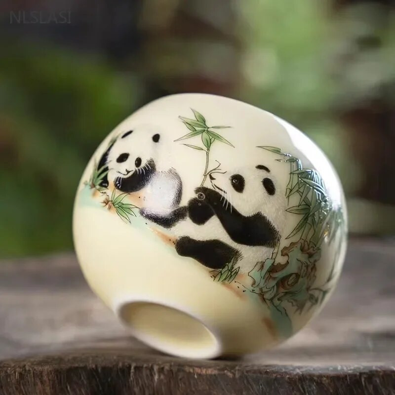 150 мл ретро ръчно изработен сервиз за чай Керамична чаша за чай Кухненски аксесоари Порцеланова майсторска чаша Консумативи за китайска чаена церемония Съдове за напитки