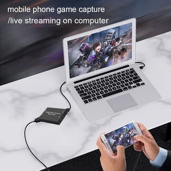 4K HD Loop 1080p Κάρτα λήψης παιχνιδιών Ζωντανή ροή Συσκευή Εγγραφή βίντεο για PS3 Κάμερα PS4 XBOX HD Κάμερα Τηλεφωνικό κιβώτιο τηλεόρασης Υπολογιστής