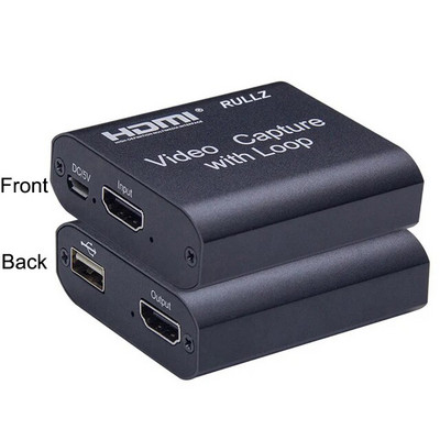 4K HD Loop 1080p Card de captură joc Dispozitiv de streaming live Înregistrare video pentru PS3 PS4 XBOX HD Cameră video Telefon TV Box Computer