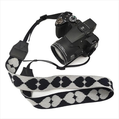Nou colorat Love Heart Style Camera Gât Curea de umăr Curea Nailon durabil pentru SLR DSLR Ajustabil