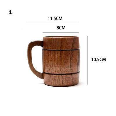 101-200 ml Mediniai puodeliai Didelio pilvo puodeliai Rankų darbo natūralios eglės puodeliai Alaus arbatos puodelis Kavos Pieno vandens puodelis Virtuvės Baras Gėrimai