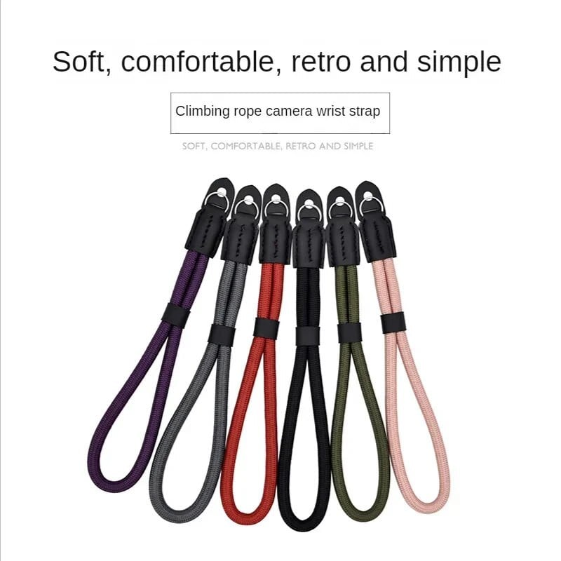 Nailono fotoaparato kaklelis skaitmeninio fotoaparato riešo rankenos rankena, pinta apyrankė, skirta Canon Sony Leica skaitmeninio SLR fotoaparato diržui