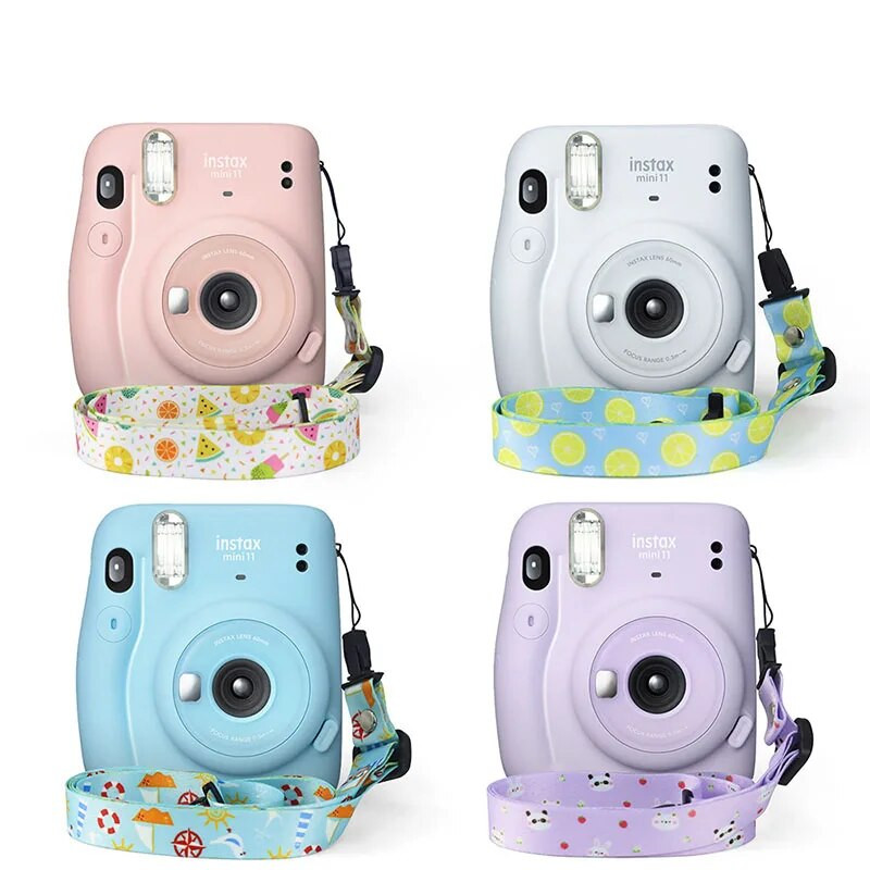 Kaiš za nošenje oko vrata i ramena od 1,2 m za Fujifilm Instax Mini 11 8 8+ 9 Raznobojno uže za leđa, traka za kačenje, traka za kaiš, remen za kamere