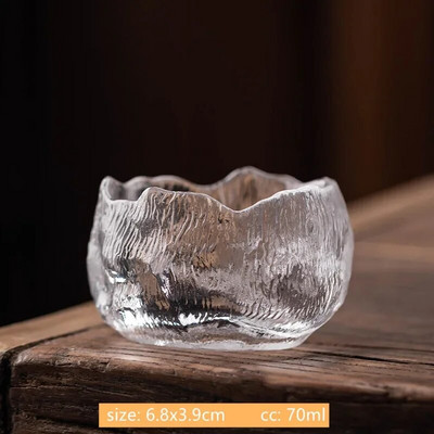 1 bucată ceașcă de ceai din sticlă japoneză, portabilă, personală, o singură ceașcă, accesorii pentru set de ceai Lotus ceașcă de ceai personalizată de uz casnic