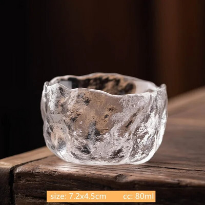 1 bucată ceașcă de ceai din sticlă japoneză, portabilă, personală, o singură ceașcă, accesorii pentru set de ceai Lotus ceașcă de ceai personalizată de uz casnic