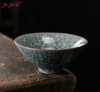 JIA GUI LUO-Ceramic Crackle Glaze Чаши за чай, Чаши за чай, японски стил, I031, 50 ml