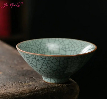 JIA GUI LUO-Cramic Crackle Glaze Φλιτζάνια Τσαγιού, Ιαπωνικό Στυλ, I031, 50ml