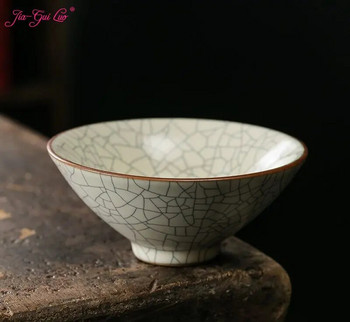 JIA GUI LUO-Ceramic Crackle Glaze Чаши за чай, Чаши за чай, японски стил, I031, 50 ml