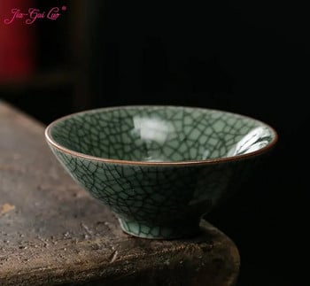 JIA GUI LUO-Ceramic Crackle Glaze Чаши за чай, Чаши за чай, японски стил, I031, 50 ml