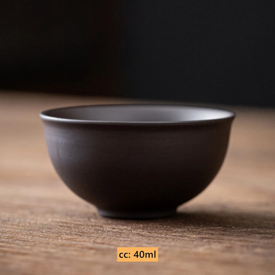 Kineska ručno rezbarena ljubičasta glinena šalica za čaj na otvorenom Prijenosna zdjela za čaj Kućna majstorska šalica Tradicionalna Zisha šalica za čaj Kućno posuđe