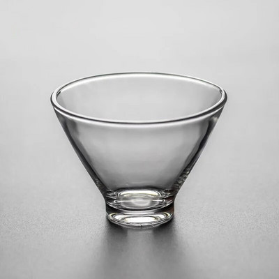 Stiklinis arbatos puodelių rinkinys, japoniško stiliaus arbatos puodelis, 70ml