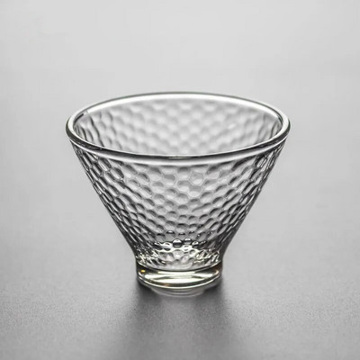 Stiklinis arbatos puodelių rinkinys, japoniško stiliaus arbatos puodelis, 70ml