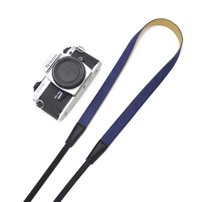 Fényképezőgép vállpántos öv csúszásgátló állítható pamut bőr szíj Sony/Nikon tükörreflexes fényképezőgépekhez Szíj Fényképezőgép tartozékok