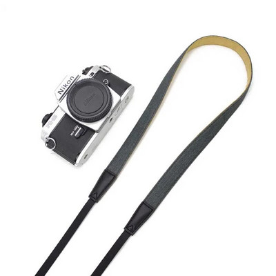 Fényképezőgép vállpántos öv csúszásgátló állítható pamut bőr szíj Sony/Nikon tükörreflexes fényképezőgépekhez Szíj Fényképezőgép tartozékok
