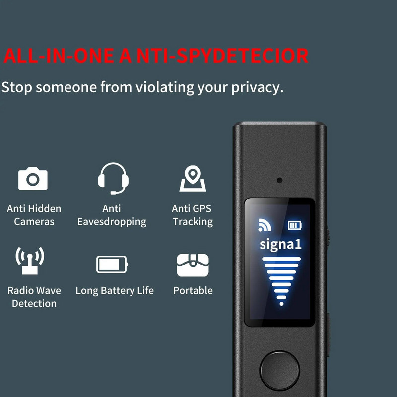 Detector de cameră spion ascunsă Dispozitive multifuncționale anti-mini bug-uri SPYCamera fără fir Gsm semnal de interceptare conexiuni GPS Tracker Cam Detect